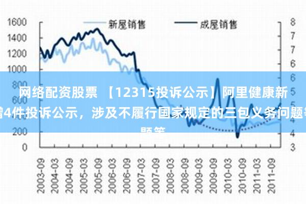 网络配资股票 【12315投诉公示】阿里健康新增4件投诉公示，涉及不履行国家规定的三包义务问题等