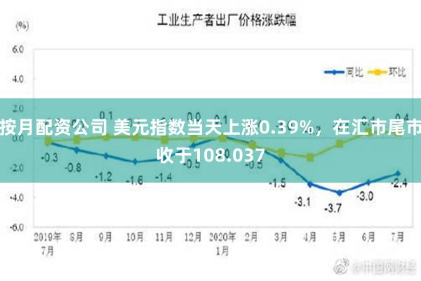 按月配资公司 美元指数当天上涨0.39%，在汇市尾市收于108.037