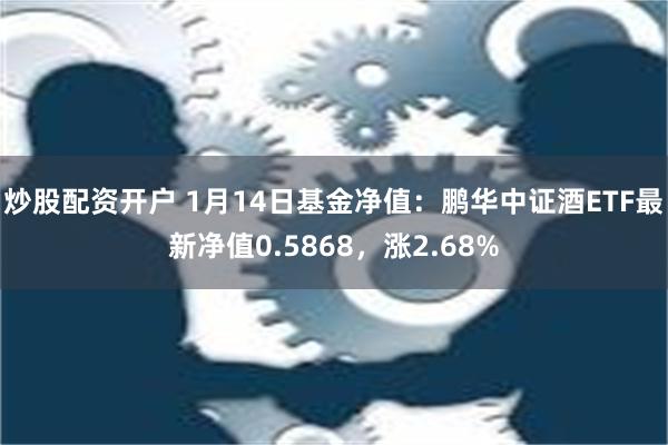 炒股配资开户 1月14日基金净值：鹏华中证酒ETF最新净值0.5868，涨2.68%